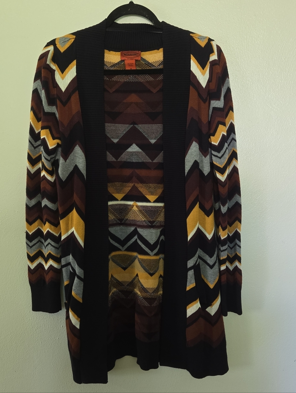 Missoni for Target Long Cardigan Sweater M